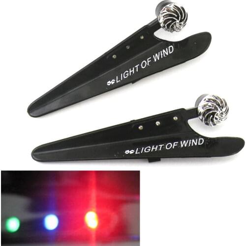 BBQ@Fuka 2pcs Car Decorative Windshield Lights Wiper Power LED Daytime Driving Light Lamp Fit for Cadillac Ford Edge Dodge