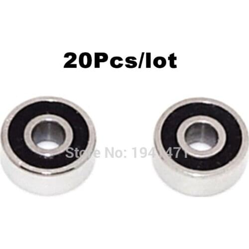RFDTYGR TMini 4wd 620 Ball Bearing Self-made Parts For Tamiya MINI 4WD 620 Ball Bearing AO 620 94389 S076 20Pcs /lot