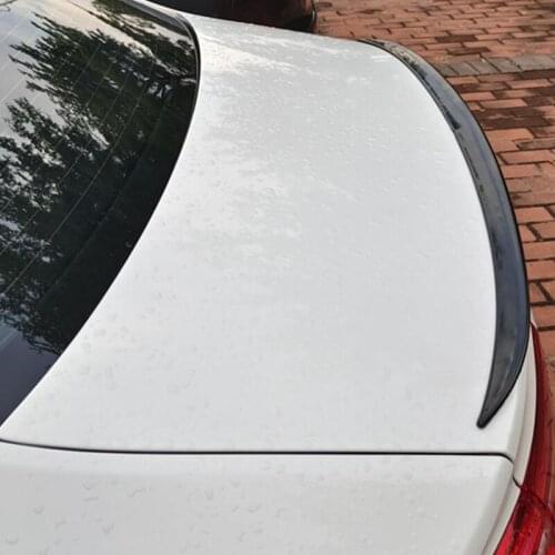 CEYUSOT For Car Trunk V STYLE Accessories Spoiler OLD Audi A6 C7 Sedan PU Material Rear Lip Wing Tail Diffuser Refit 2012-2018