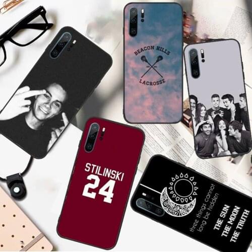 Dylan O'Brien Teen Wolf Phone Case For Huawei honor Mate P 9 10 20 30 40 Pro 10i 7 8 a x Lite nova 5t