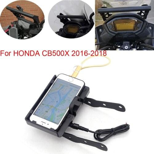 For Honda CB500X CB500 X CB 500X 2016 2017 2018 2019 Motorcycle GPS/SMART PHONE Navigation GPS Plate Bracket Adapt Holder