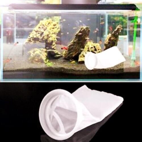 Filter Pump Sump Sock Micron Bag Nylon Mesh For Fish Tank Marine Water Circulation Aquarium Fish Filters Accessories Water Pump
