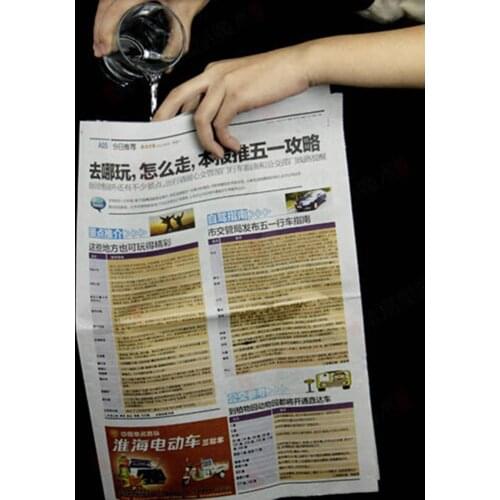 Gag Tricks Props Funny Novelty Halloween Party Classic Toys Drink Water Newspaper Close-Up Newspapers Hidden Water