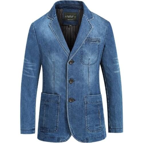 Fashion New Arrival Denim Jacket Men Spring High Quality Cowboy Men Cotton Long Sleeve Jacket Jeans Coat chaquetas hombre