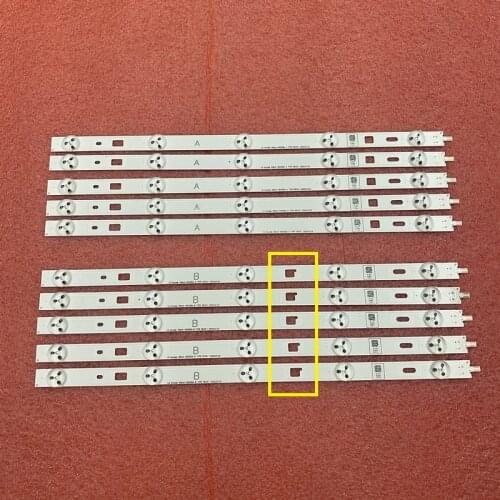 10pcs/set 5LED 377mm LED backlight strip for Sony TV KDL-40R355B KDL-40R485A