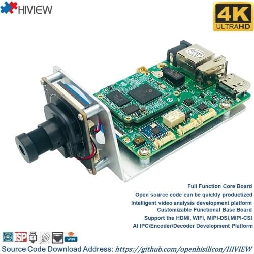 HI3559V200 4K Camera Development Board IMX415 HDMI WIFI Audio USB AI Algorithm Object Classification Detection Openhisilicon