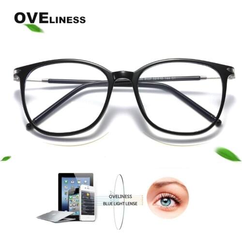Anti Blue Light Blocking Filter Reduces Digital Eye Strain Clear Regular Computer Gaming SleepingBetter Glasses Improve Comfort