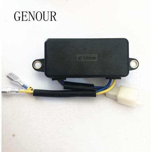 Original Lihua AVR Automatic Voltage Regulator Rectifier 220UF For China Gasoline Generator 1-3KW Single Phase 6 Wires TT08-4C