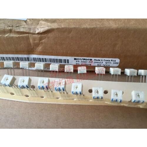Original new 100% 3362U-FZ7-104ALF top modulated potentiometer 3pin 100K precision adjustable (SWITCH)