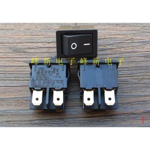 Free freight Germany 10 a250v boat switch power supply ship type 15 * 21 2 4 feet become warped plate switch 1858 silver plated