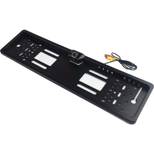 European License Plate Frame Rear View Camera Auto Car Reverse Backup Parking Night Vision