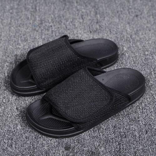 Mesh sandals closed toe for men fashion designer mens hole non slip shoes lightweight vietnam summer beach breathable platform
