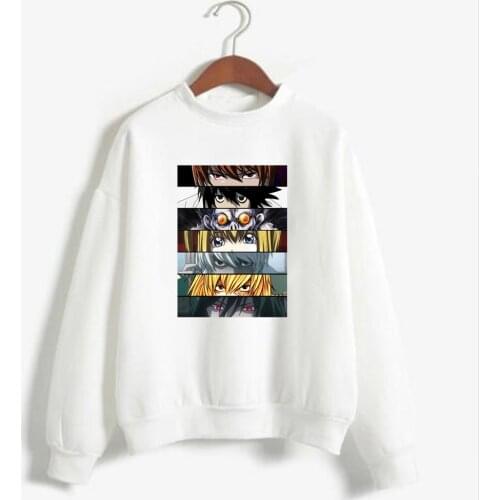 Death Note Eyes Hoodies Men Women Long Sleeve Sweatshirt