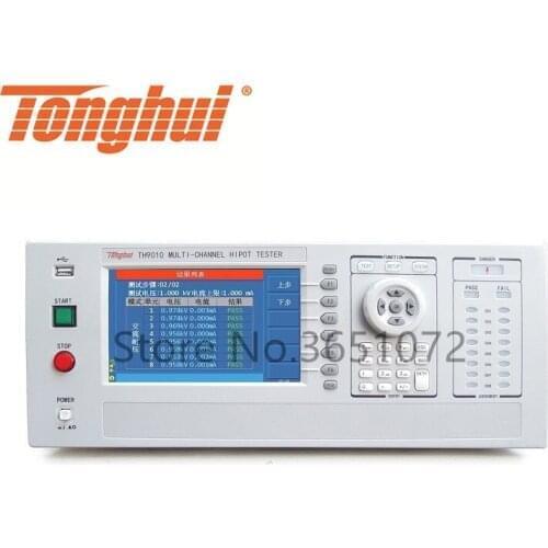TH9010/TH9010A Parallel 8-channel/4-channel AC/DC Withstanding Voltage Tester Insulation Resistance Tester