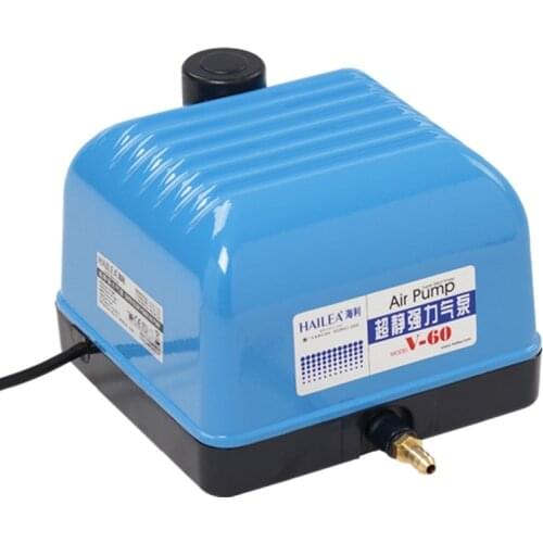 Hailea V 10 20 30 60 Diaphragm Air Pump for Aquarium Fish Septic Tank Air Blower Hydroponics Pond Air Compressor
