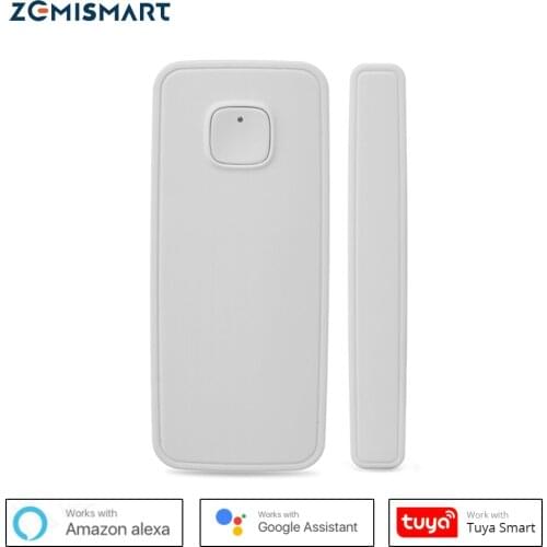 Wifi Door Window Sensor Alexa Google Home Mini Alarm Security Smart Life Phone APP Remote Control