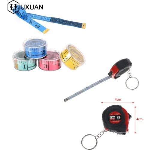 1m/1.5m Retractable Ruler Measuring Tape Portable Pull Ruler Mini Sewing Cloth Metric Tailor Tool Gauging Tools Tape Measure