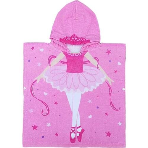 1PCS/Lot Hooded Baby Towel 100%cotton Terry Mermaids Baby Towels with Hood boys and girls Size 60x120CM For 1- 5 years baby