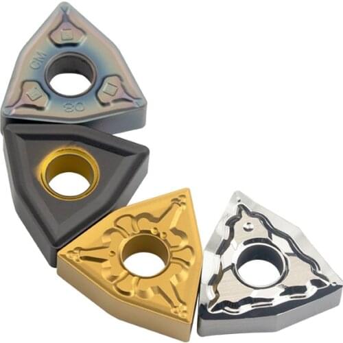 10pcs WNMG08 JC600/H01/YZ5010A/KT60 Carbide Inserts for External Turning Tool WNMG Blade Blade Stainless Steel Cutter CNC Lathe