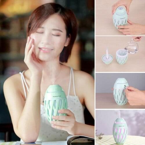 320ml Creative Essential Oil Diffuser USB Olive Ultrasonic Humidifier with LED Light for Office Home Car Air Freshener