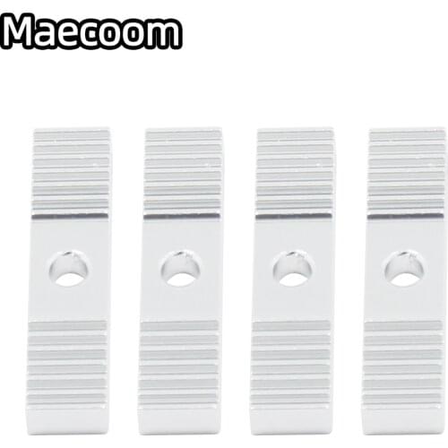 5/10pcs Reprap DIY GT2 Timing Belt Fixing Piece Aluminum Alloy Tooth pitch 2mm Clamp Fixed Clip 9*40mm CNC For 3 D Printer parts