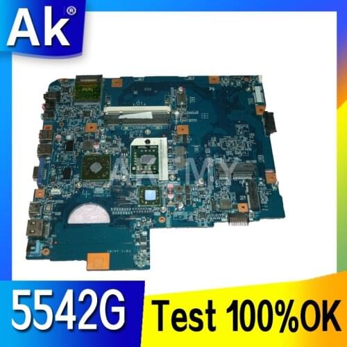 Akemy NBJV50-TR MB 48.4FN01.011 For Acer asipre 5542 5542G Laptop Motherboard MBPHP01001 MB.PHP01.001 HD4500 DDR2 Free CPU