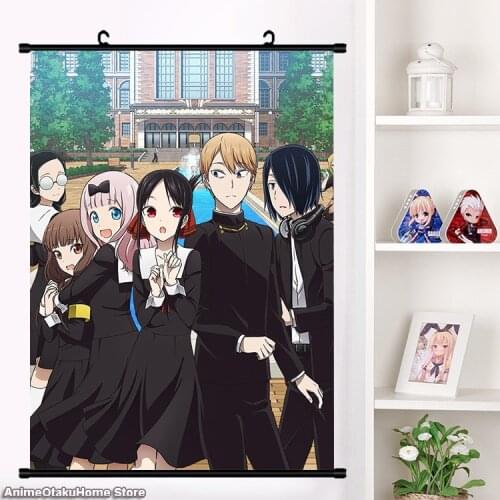 Anime Kaguya-sama Love is War Season 2 Fujiwara Chika Wall Scroll Mural Poster Wall Hanging Poster Home Decor Collection