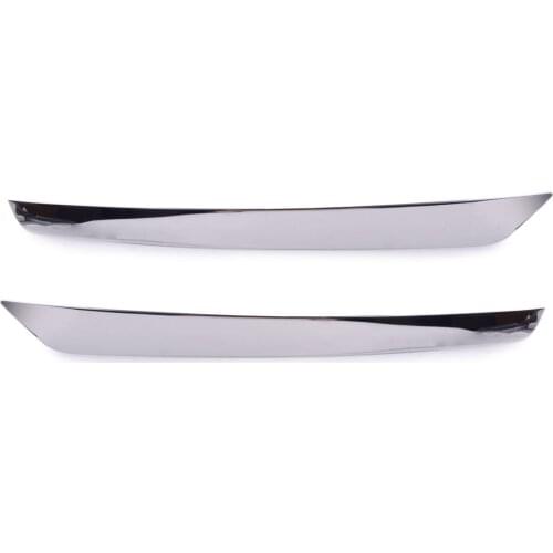 Car Chrome Stainless Steel Front Left Right Bumper Bottom Cover Trim Protector Fit for Nissan Altima 2016 2017 2018