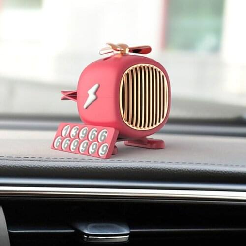 Car Dashboard Perfume Diffuser Air Freshener Vent Outlet Clip Automobiles Decor Fragrance Car Temporary Parking Card Accessories