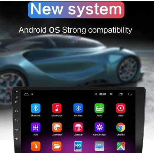 Car 7-inch Android General Navigation MP5 Player GPS Navigation All-in-one MP4 Radio Reversing Video
