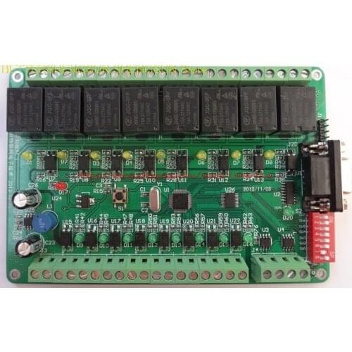 Free shipping Relay / control board /8 input /8 output /RS485/RS232/CAN