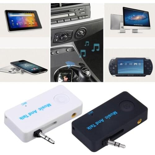Wireless 3.5mm Audio Stereo Music Talk Receiver Adapter Mic