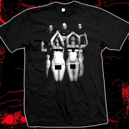 Anton Szandor LaVey Church of Satan occultist silk screened 100% cotton t shirt