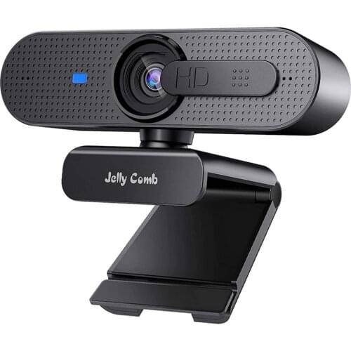 Jellycomb HD Auto Focus Webcam1080p With Privacy Camera USB Mini Camera With microphone Suitable for Skype Video Webcam pc