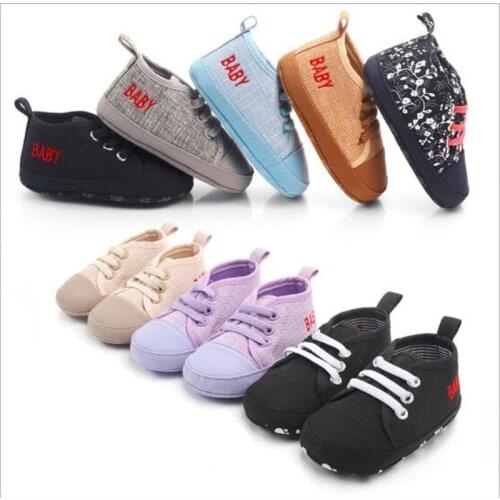 New Baby Shoes Soft Sole Infants Cotton First Walkers Sneakers Antislip Newborn Boys Girls Casual Shoes
