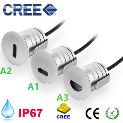 Indoor Outdoor LED Step Stair Lighting Fixtures Waterproof Recessed LED Underground light 12V-24VDC