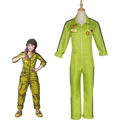 2021 New Costume Kazuichi Souda Cosplay Jumpsuits Danganronpa 2 Bodysuit Adult Unisex Halloween Carnival Party Costumes Anime