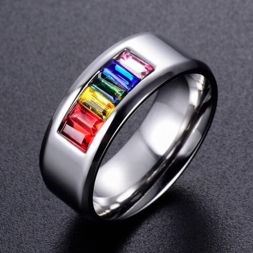 2021 NEW Europe Fashion jewelry ring female Crystal from Swarovskis Zirconium-embedded titanium steel ring For Women