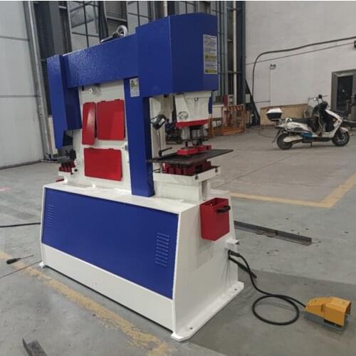Q35Y-16 Multi-Function Ironworker Hydraulic Combined Punching and Shearing Machine with 10 Free Round Punching Dies