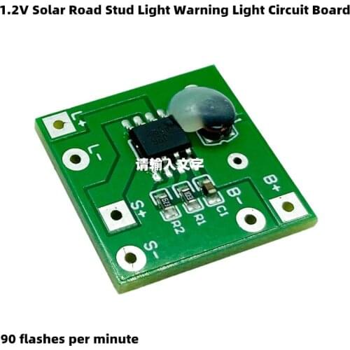Solar nail controller. 1.2V solar buried lamp control board photoinduced solar street sign lamp circuit board Circuit Boa