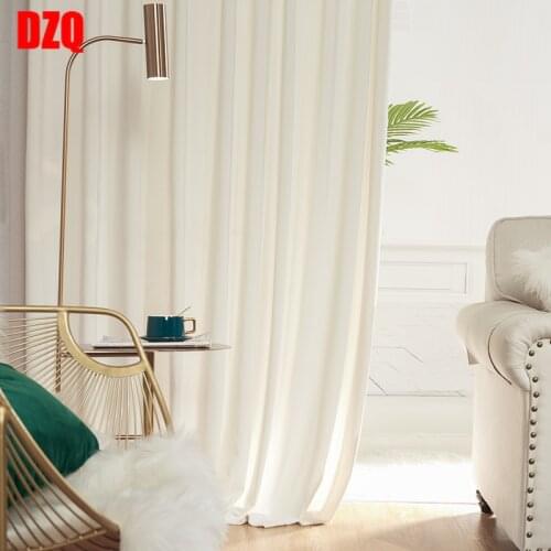 Light Extravagant Velvet Cloth Curtain Nordic Minimalist Bedroom Living Room Blackout Curtains