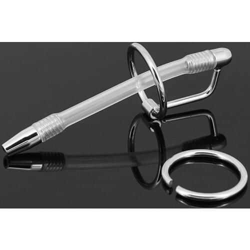Stainless Steel Urethral Plug Soft Tube Catheter Sounding Rods Sex Toys For Men Cbt Penis Insertion Urethral Sound Dilator