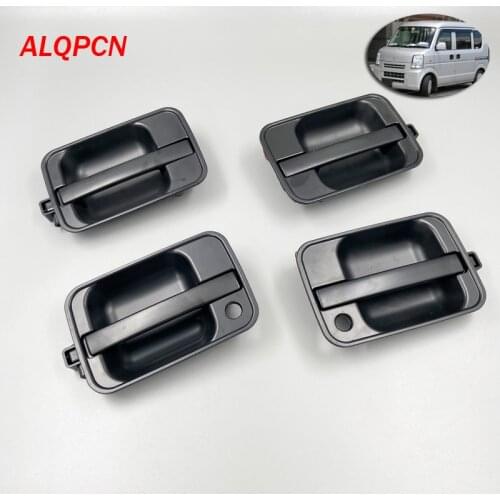 Door outer handle black front and rear side for suzuki van Every GA 2005-2012 mazda Scrum