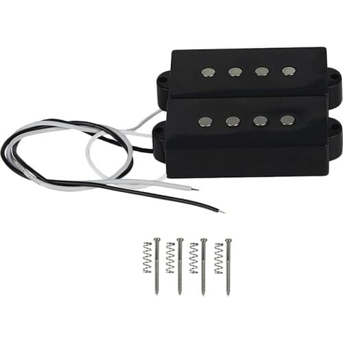 Pb P Bass Pickup Humbucker Pickup For 4 String P Bass Replacement Bass Guitar Part, Black