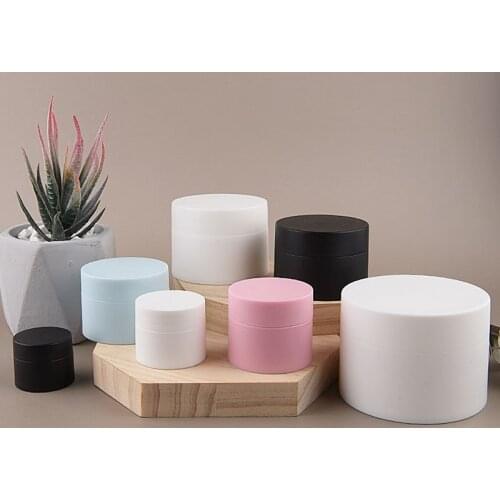 1PC Tight Waist Container Empty Box Travel PP Facial Cream Jar Cosmetic Plastic Box 3g/5g/10g/15g/30g/50g/80g