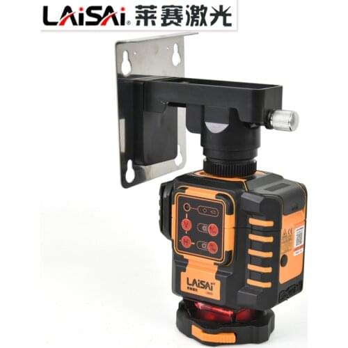 LAISAI 12-line Level Sticking To The Floor And Wall Sticking Instrument With Remote Control Red Light LS665 Plastering LD
