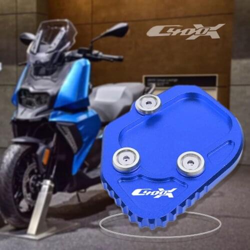 For BMW C400X C400GT K51 C400 X GT C 400X 400gt 2019 2020 Motorcycle CNC Kickstand Foot Side Stand Extension Pad Plate Bracket