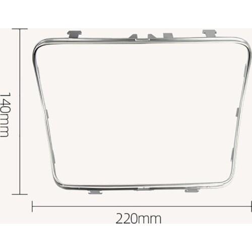 For Mercedes Benz C Class W253 W205 GLC200 2015-2019 Car Interior Plating Ashtray Decor Ring Water Cup Holder Strip Trim Kits