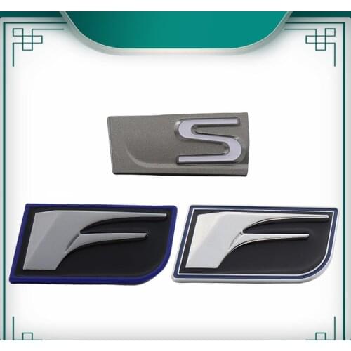 F S Sport for IS ISF GS RX ES IS250 ES350 LX570 GS CT200 CT200H car Hood Fender trunk Nameplate Decal Emblem Badge Sticker