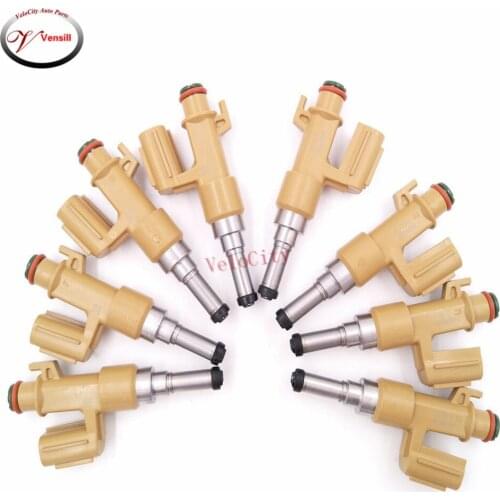 8PCS Part No# 23209-09151 23250-0S020 Fuel Injectors Fuel Nozzle For 08-12 Tundra 08-11 Sequoia 08-11 Lexus LX570